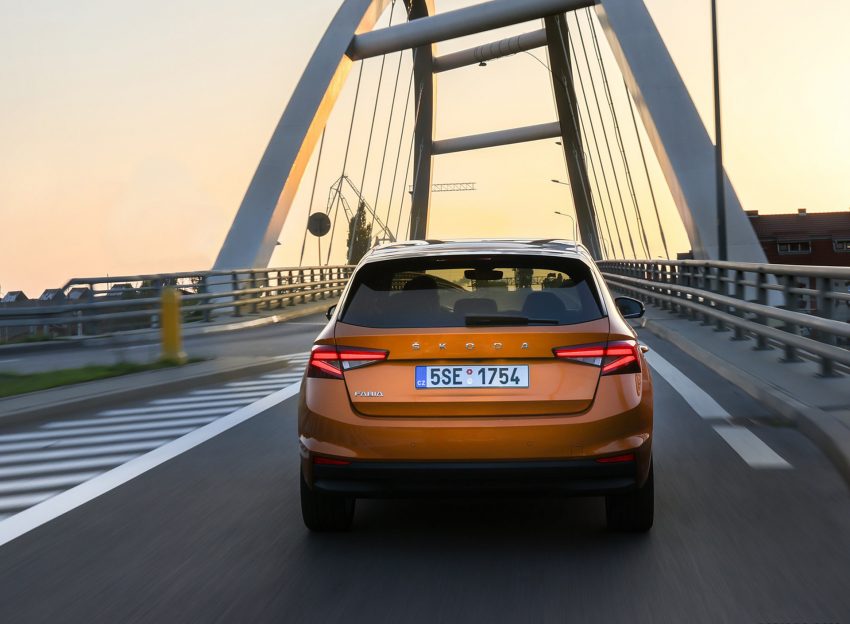 2022 Škoda Fabia - Rear Wallpaper 850x624 #76