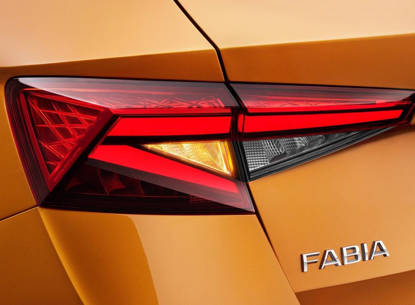 2022 Škoda Fabia - Tail Light Wallpaper 850x624 #20