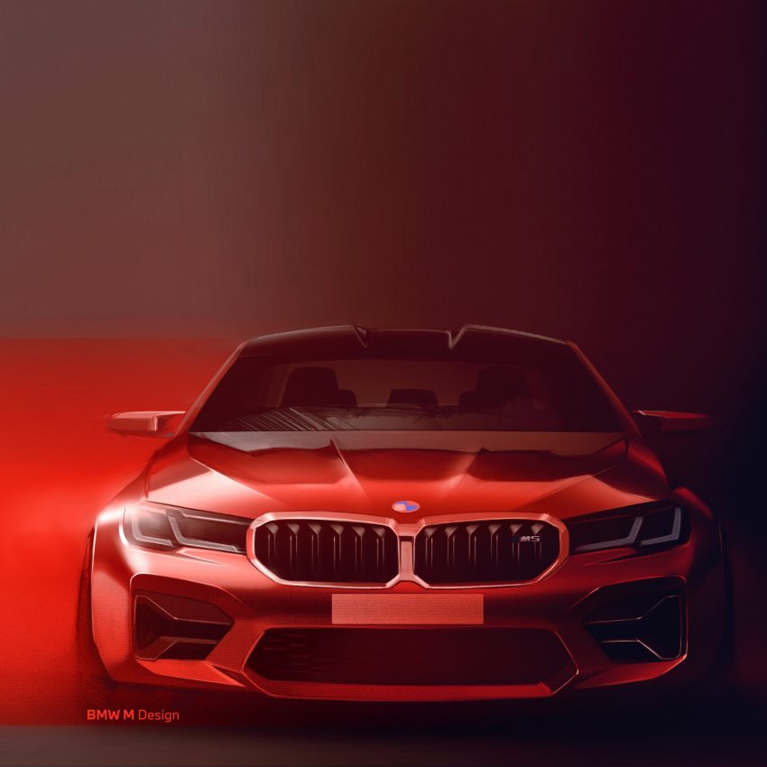 2021 BMW M5 Competition - Design Sketch Wallpaper 850x850 #97