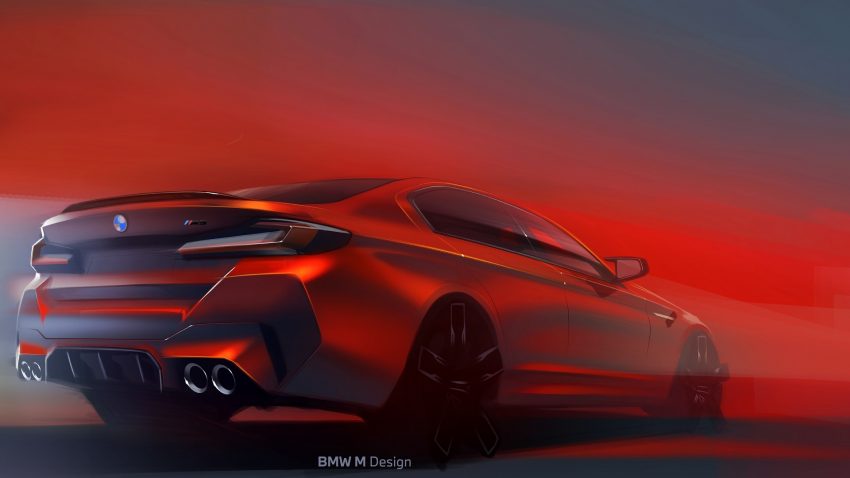 2021 BMW M5 Competition - Design Sketch Wallpaper 850x478 #98