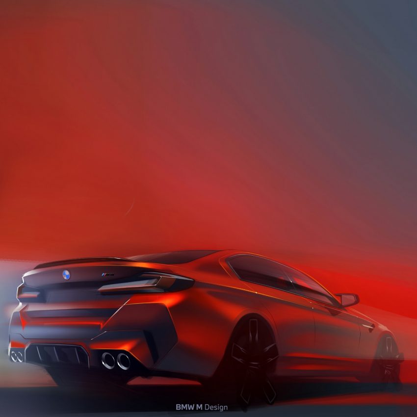 2021 BMW M5 Competition - Design Sketch Wallpaper 850x850 #100