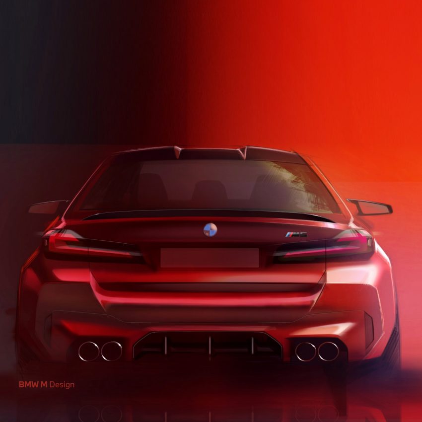 2021 BMW M5 Competition - Design Sketch Wallpaper 850x850 #101