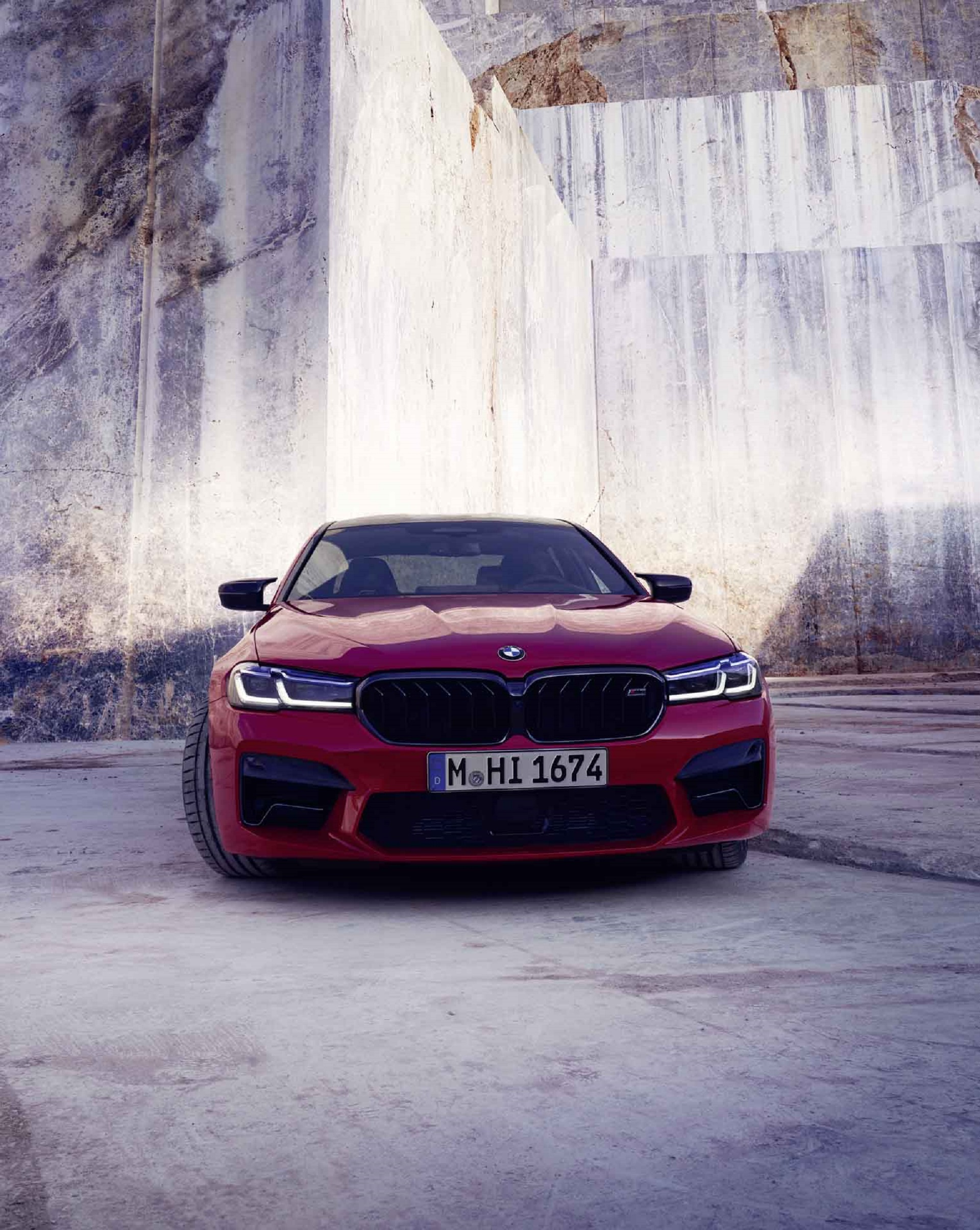 Download 2021 BMW M5 Competition - Front HD Phone Wallpaper 1920x2410 #38