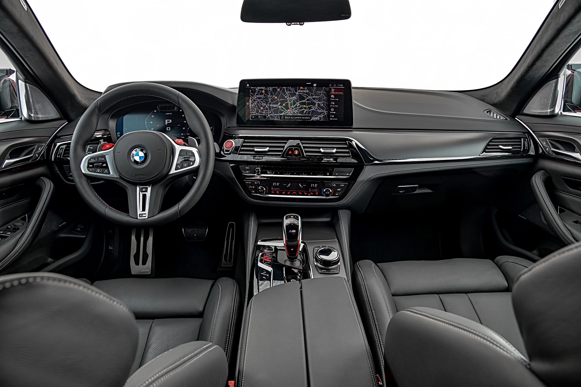 Download 2021 BMW M5 Competition - Interior, Cockpit HD Wallpaper 1920x1280 #86
