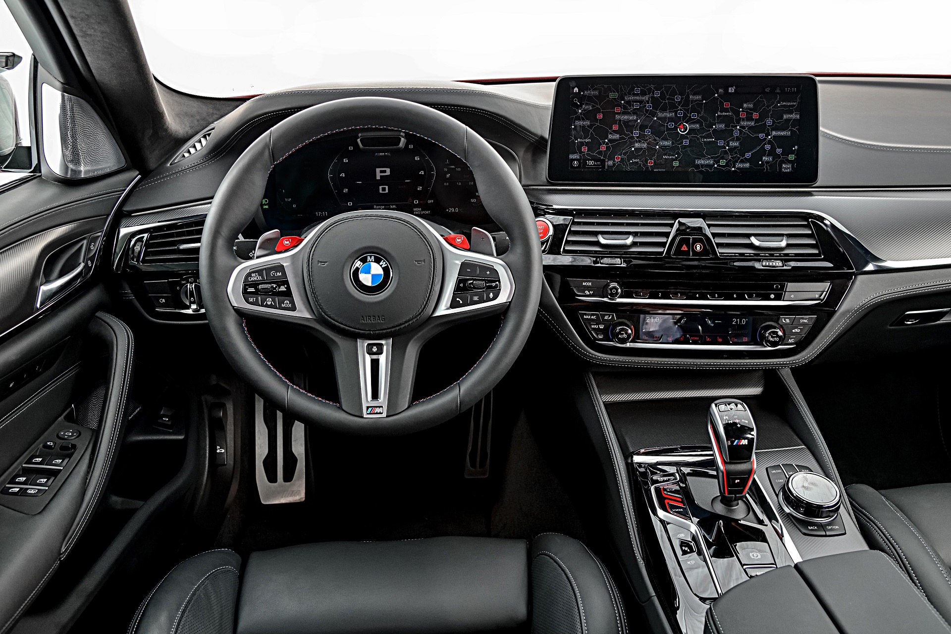 Download 2021 BMW M5 Competition - Interior, Cockpit HD Wallpaper 1920x1280 #87
