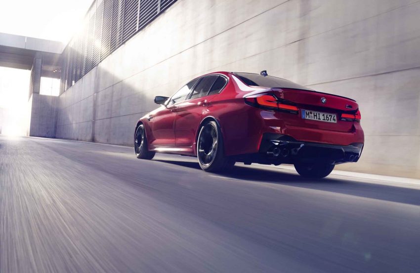 2021 BMW M5 Competition - Rear Three-Quarter Wallpaper 850x553 #40