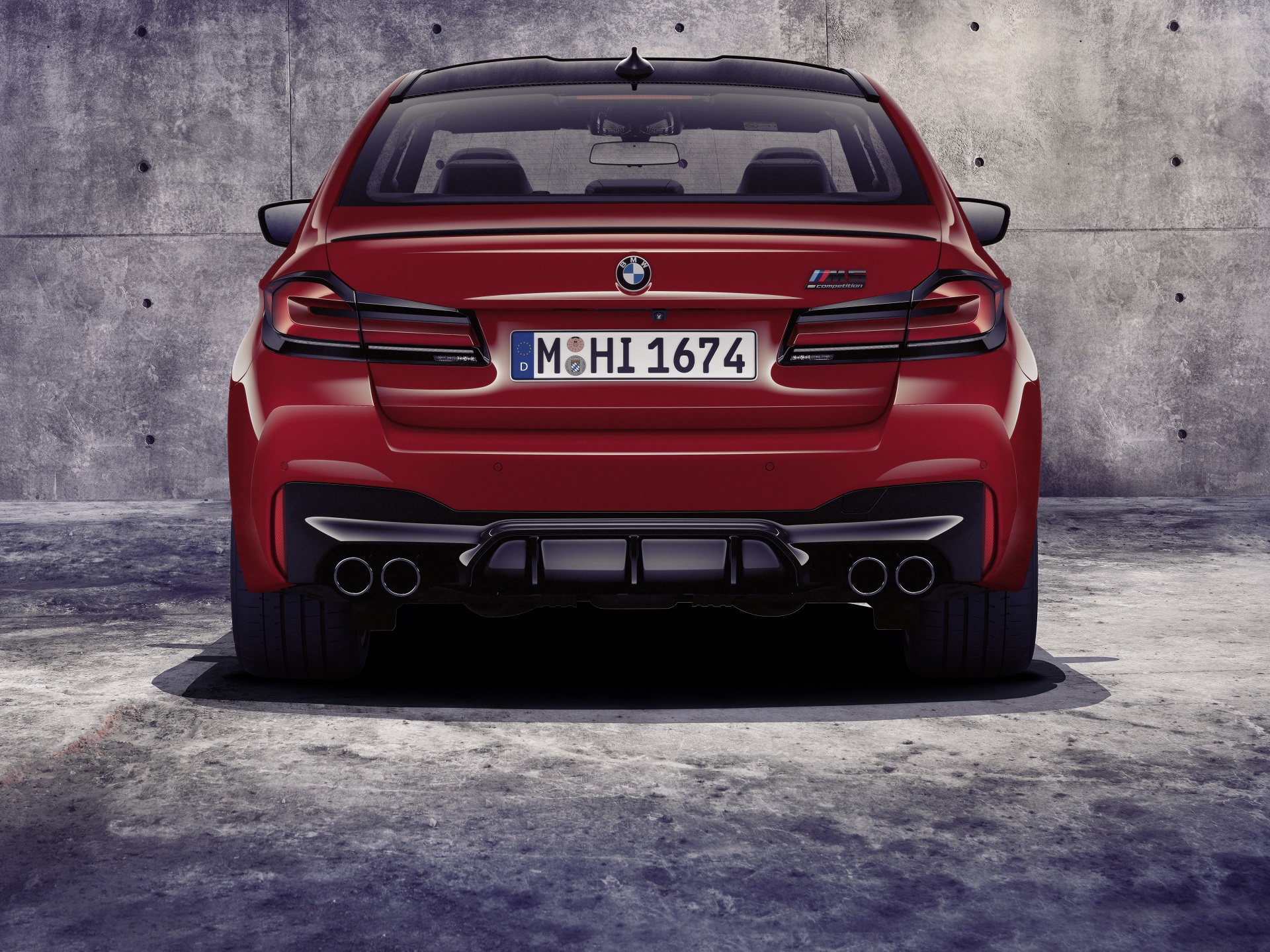 Download 2021 BMW M5 Competition - Rear HD Wallpaper 1920x1439 #47