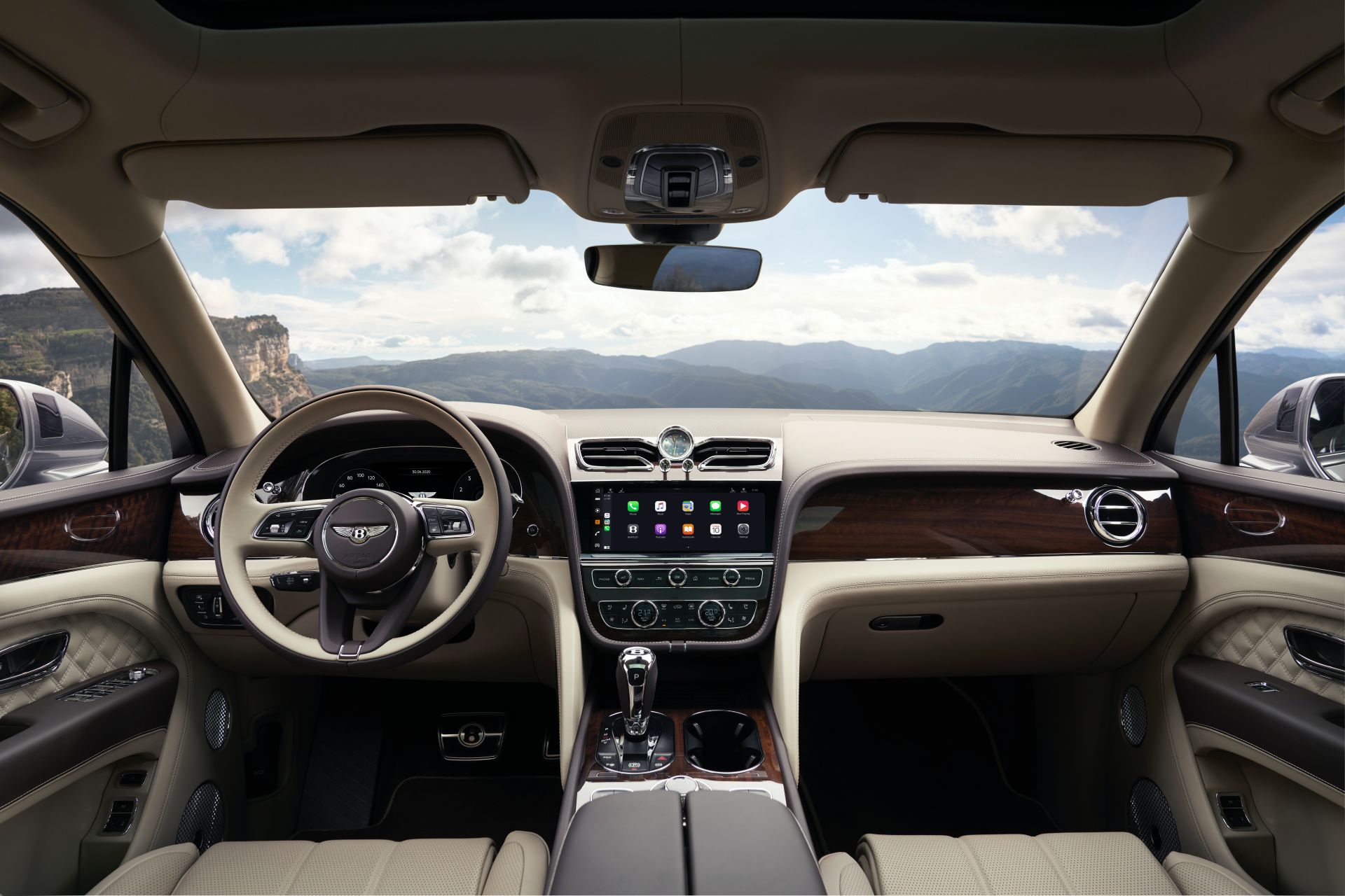 Download 2021 Bentley Bentayga Hallmark - Interior, Cockpit HD Wallpaper 1920x1280 #28