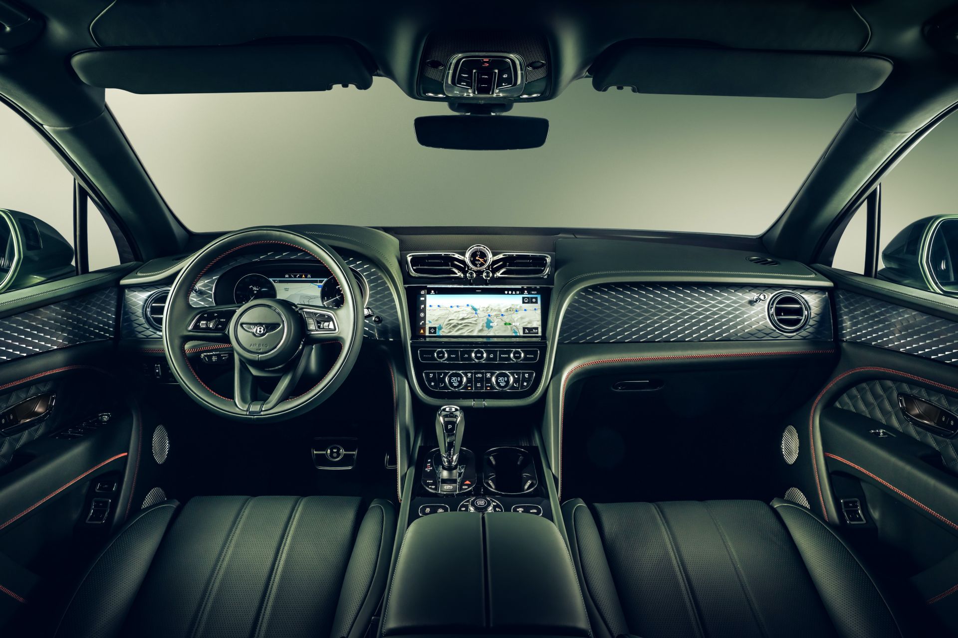 Download 2021 Bentley Bentayga - Interior, Cockpit HD Wallpaper 1920x1280 #14