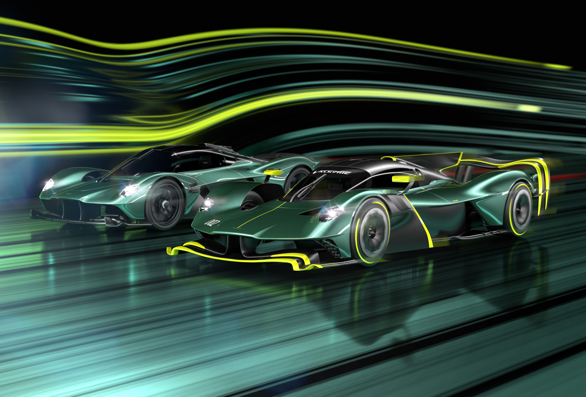 Download 2022 Aston Martin Valkyrie AMR Pro - Front Three-Quarter HD Wallpaper 1920x1301 #2