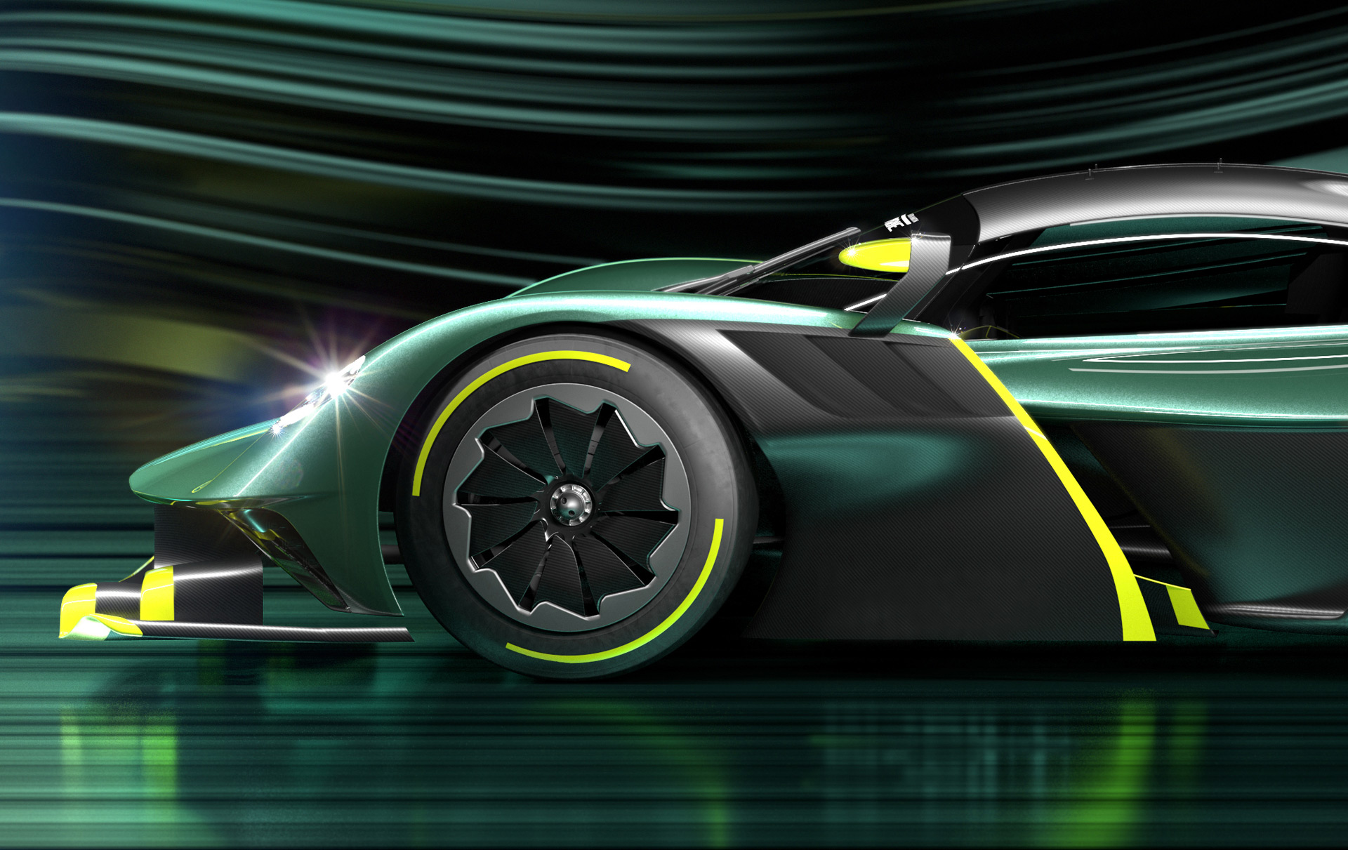 Download 2022 Aston Martin Valkyrie AMR Pro - Wheel HD Wallpaper 1920x1211 #9