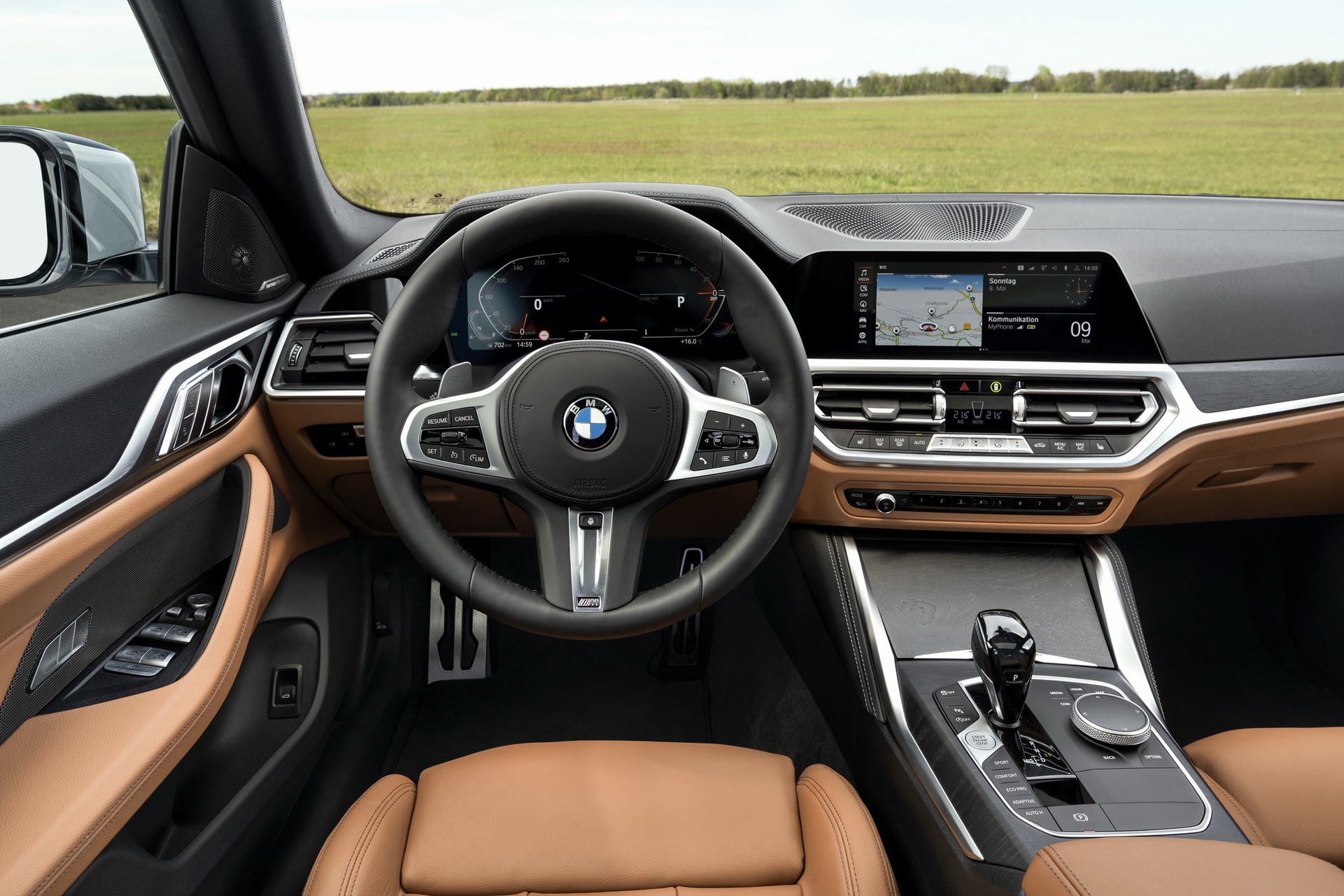 Download 2022 BMW 4 Series 430i Gran Coupé - Interior, Cockpit HD Wallpaper 1921x1281 #32