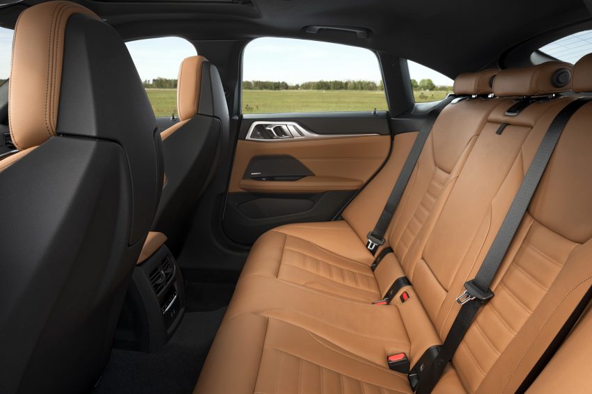 2022 BMW 4 Series 430i Gran Coupé - Interior, Rear Seats Wallpaper 850x567 #33