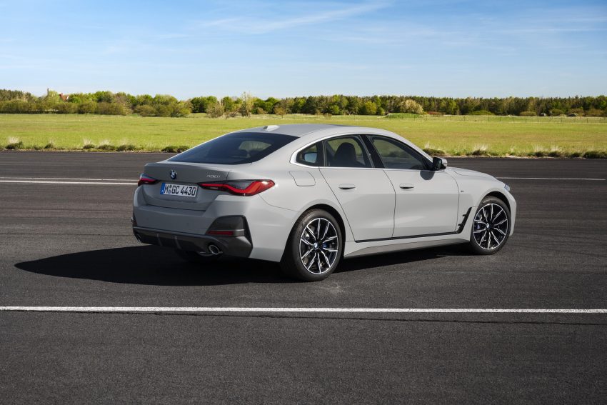 2022 BMW 4 Series 430i Gran Coupé - Rear Three-Quarter Wallpaper 850x567 #20