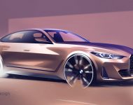 2022 BMW 4 Series M440i xDrive Gran Coupé - Design Sketch Wallpaper 190x150