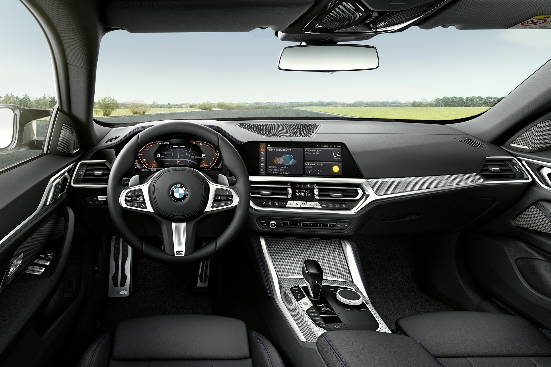 Download 2022 BMW 4 Series M440i xDrive Gran Coupé - Interior, Cockpit HD Wallpaper 1921x1281 #29