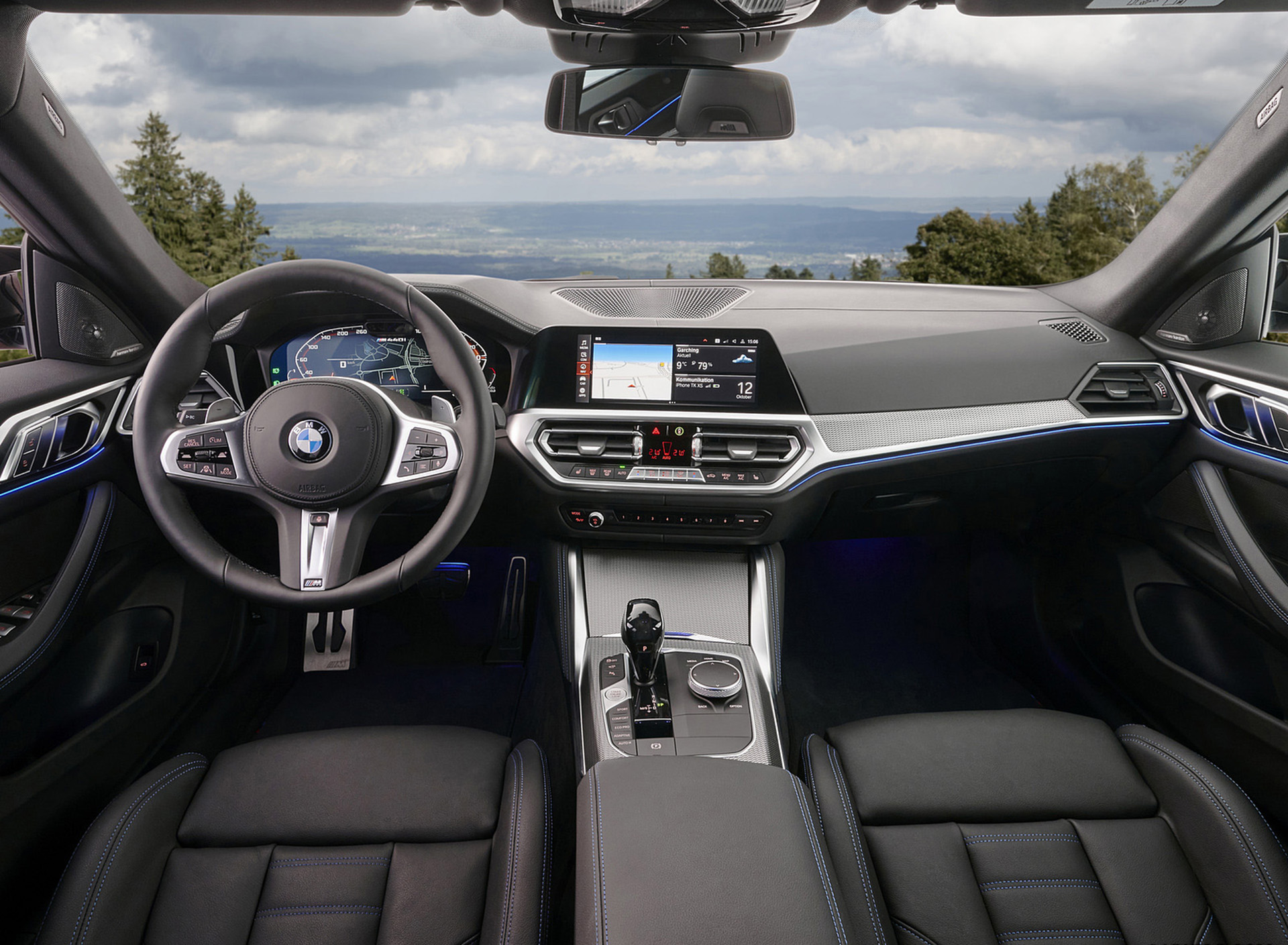 Download 2022 BMW M440i xDrive Gran Coupe - Interior, Cockpit HD Wallpaper 1920x1409 #123