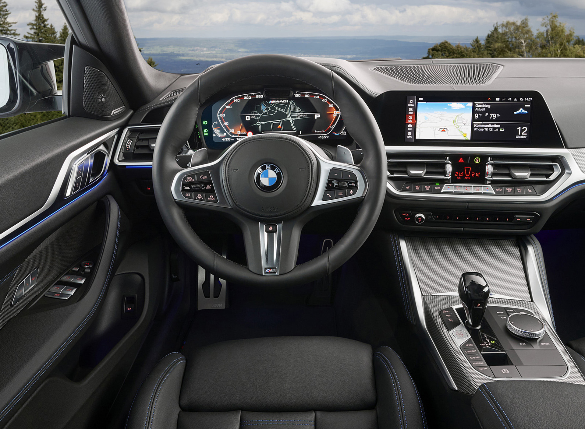Download 2022 BMW M440i xDrive Gran Coupe - Interior, Cockpit HD Wallpaper 1920x1409 #124