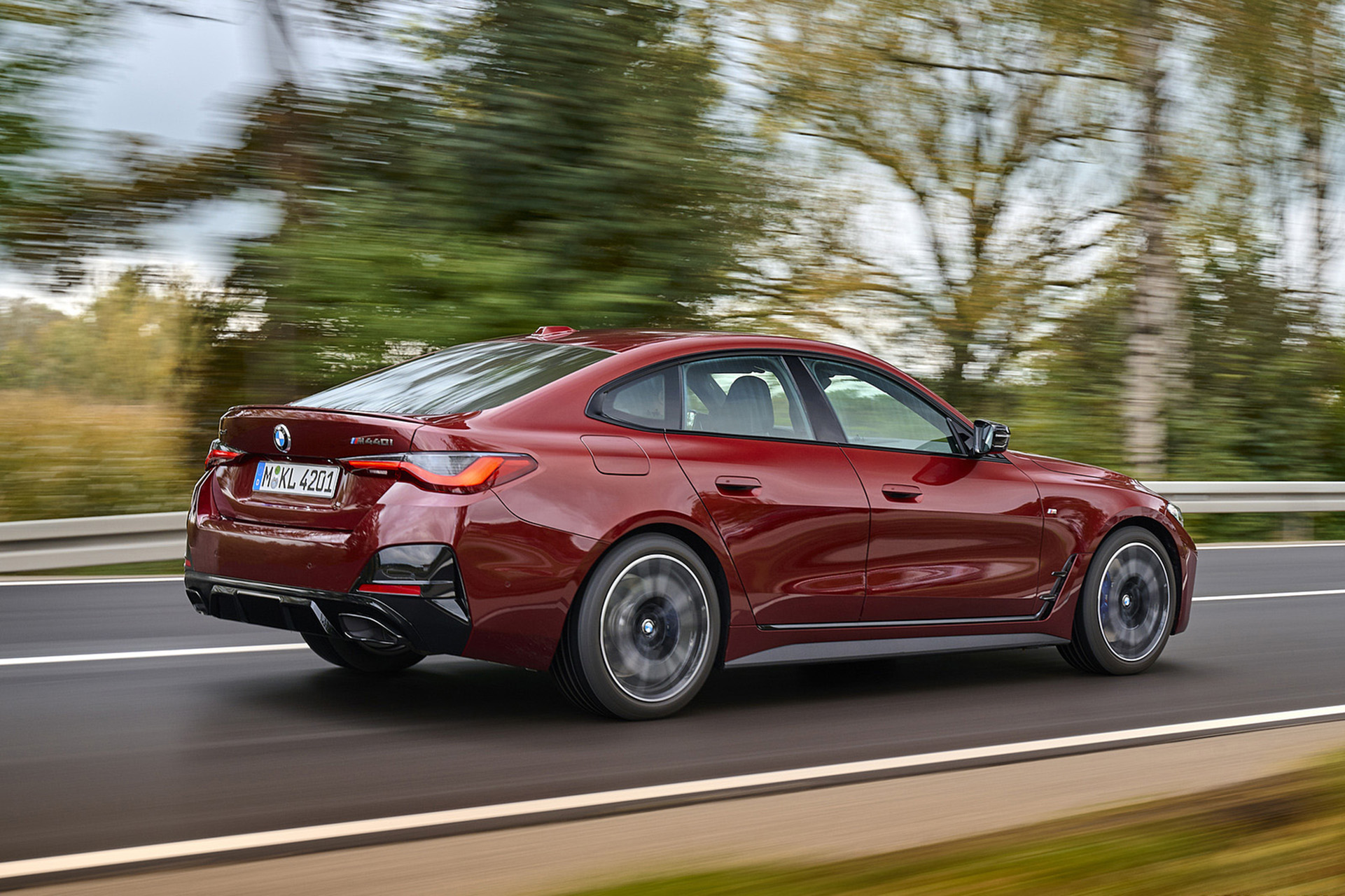 Download 2022 BMW M440i xDrive Gran Coupe - Rear Three-Quarter HD Wallpaper 1921x1280 #51