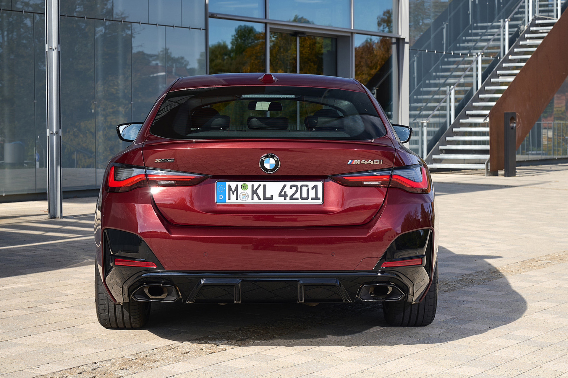 Download 2022 BMW M440i xDrive Gran Coupe - Rear HD Wallpaper 1921x1280 #91