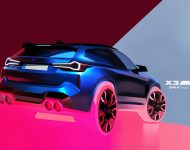 2022 BMW X3 M Competition - Design Sketch Wallpaper 190x150