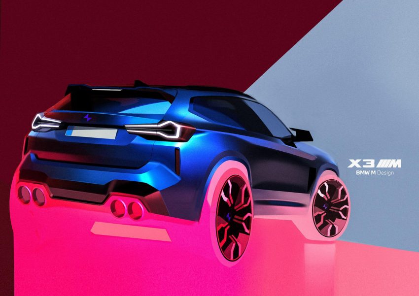 2022 BMW X3 M Competition - Design Sketch Wallpaper 850x601 #60