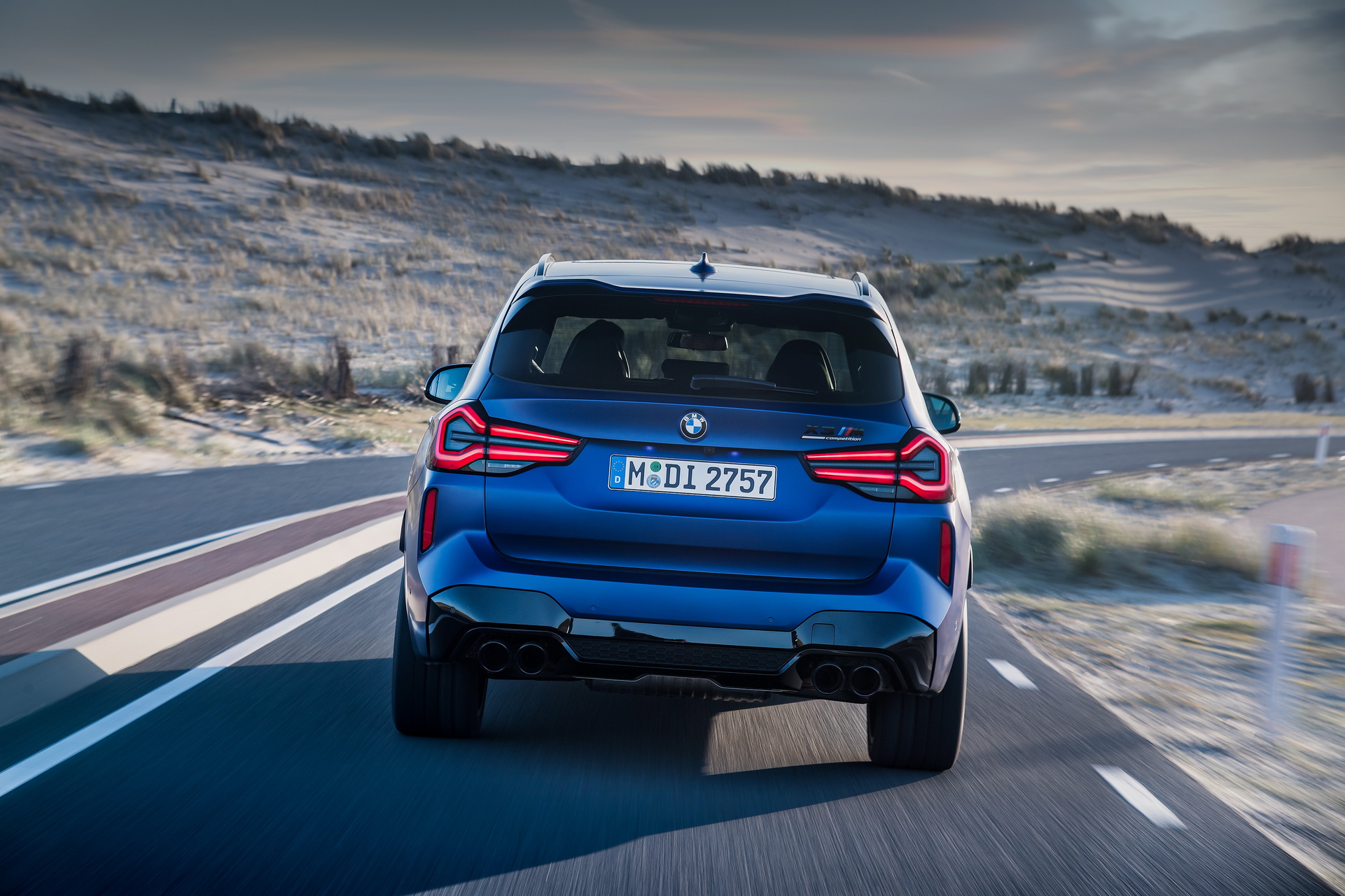 Download 2022 BMW X3 M Competition - Rear HD Wallpaper 1921x1281 #9
