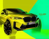 2022 BMW X4 M Competition - Design Sketch Wallpaper 190x150