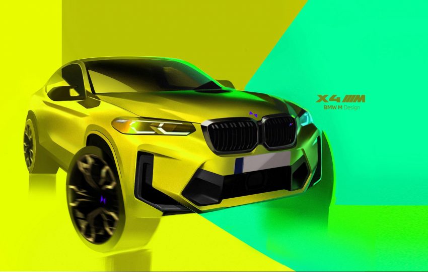 2022 BMW X4 M Competition - Design Sketch Wallpaper 850x542 #57