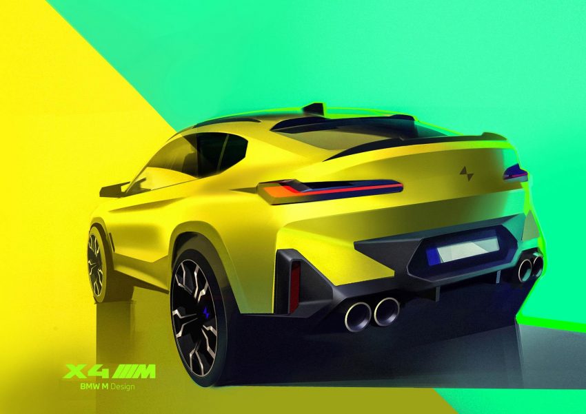 2022 BMW X4 M Competition - Design Sketch Wallpaper 850x601 #59