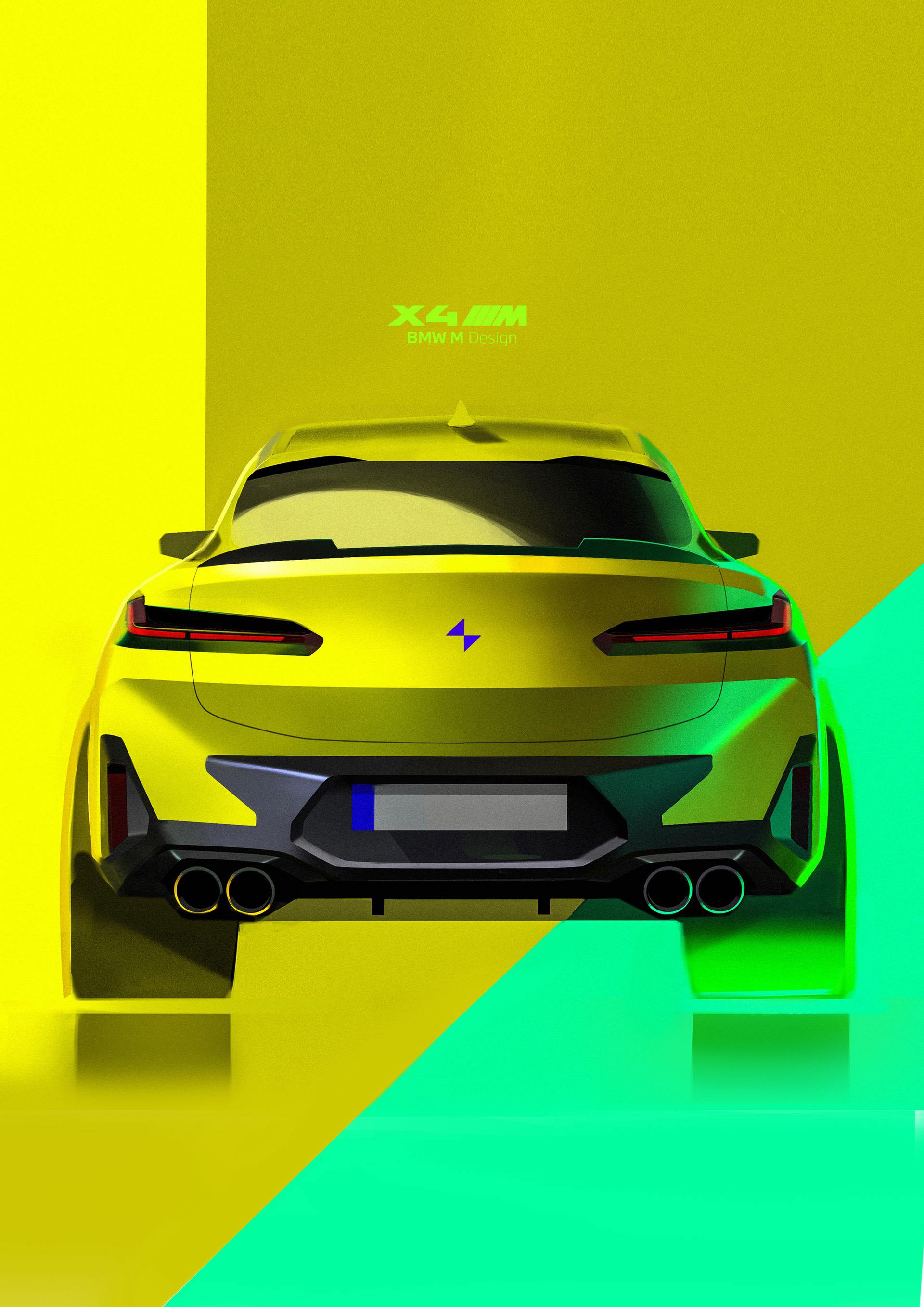 Download 2022 BMW X4 M Competition - Design Sketch HD Phone Wallpaper 1920x2716 #60