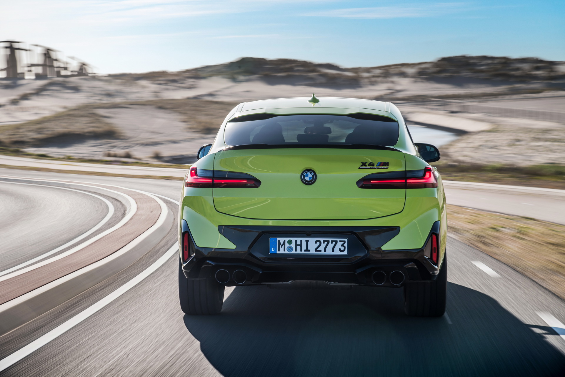 Download 2022 BMW X4 M Competition - Rear HD Wallpaper 1921x1281 #6