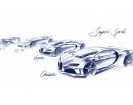 2022 Bugatti Chiron Super Sport - Design Sketch Wallpaper 190x150