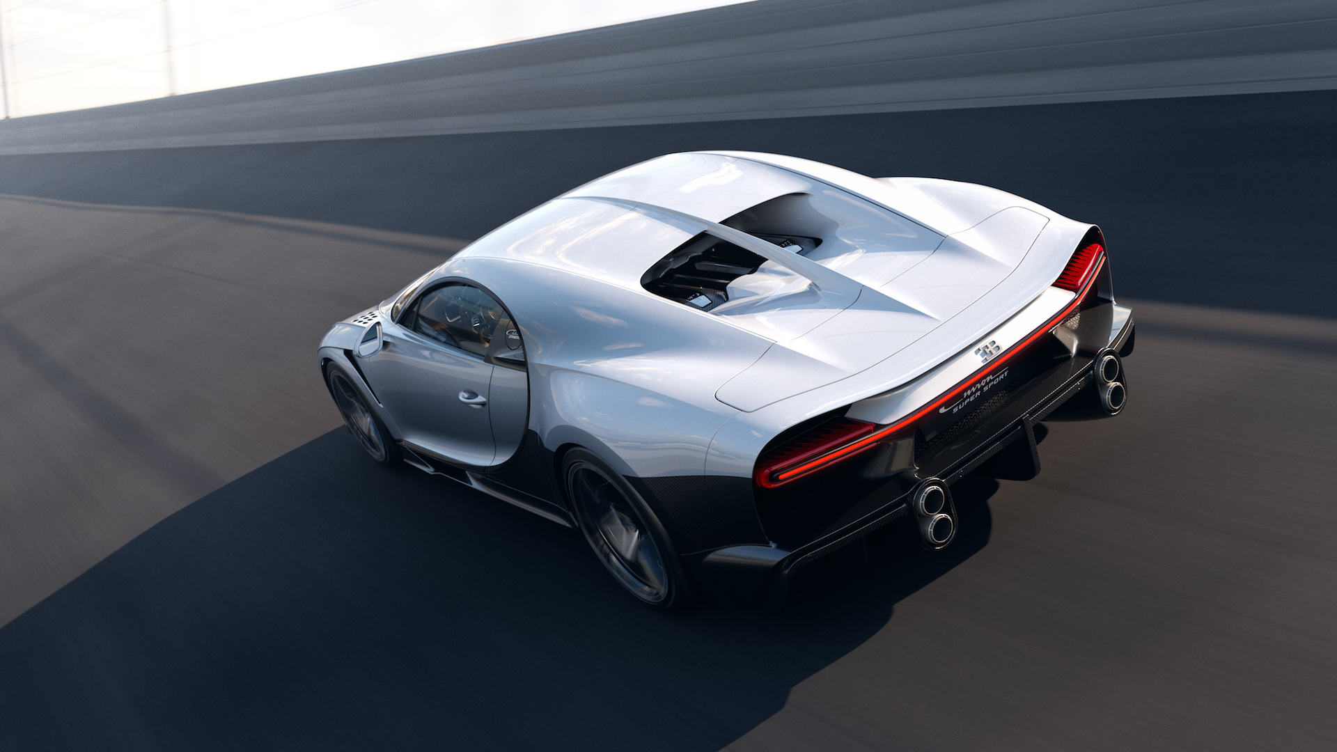 Download 2022 Bugatti Chiron Super Sport - Rear Three-Quarter HD Wallpaper 1920x1080 #20