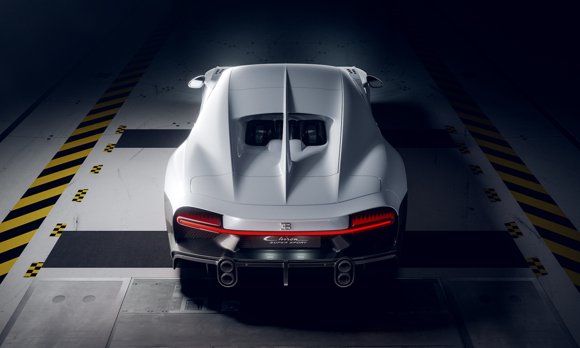 Download 2022 Bugatti Chiron Super Sport - Rear HD Wallpaper 1920x1151 #35