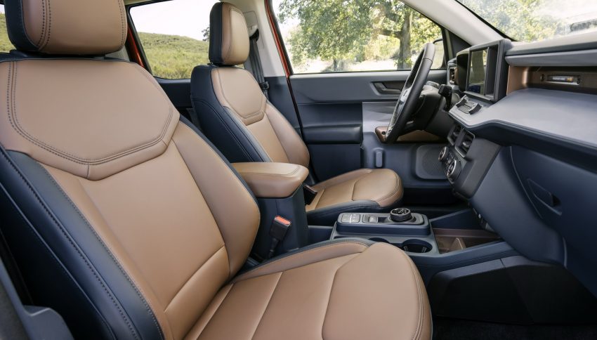 2022 Ford Maverick 2L-EcoBoost AWD Lariat - Interior, Front Seats Wallpaper 850x484 #35