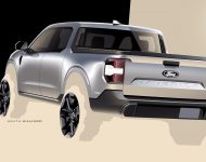 2022 Ford Maverick Hybrid XLT - Design Sketch Wallpaper 190x150