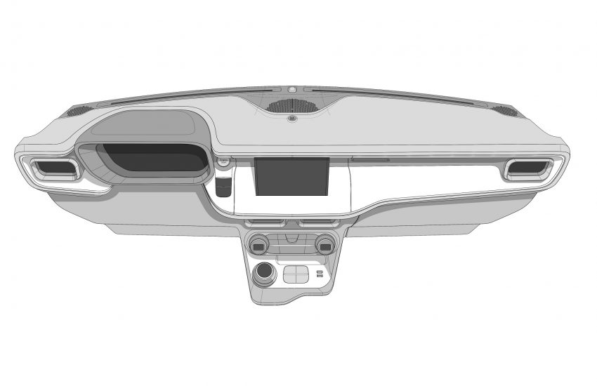 2022 Ford Maverick Hybrid XLT - Design Sketch Wallpaper 850x550 #26
