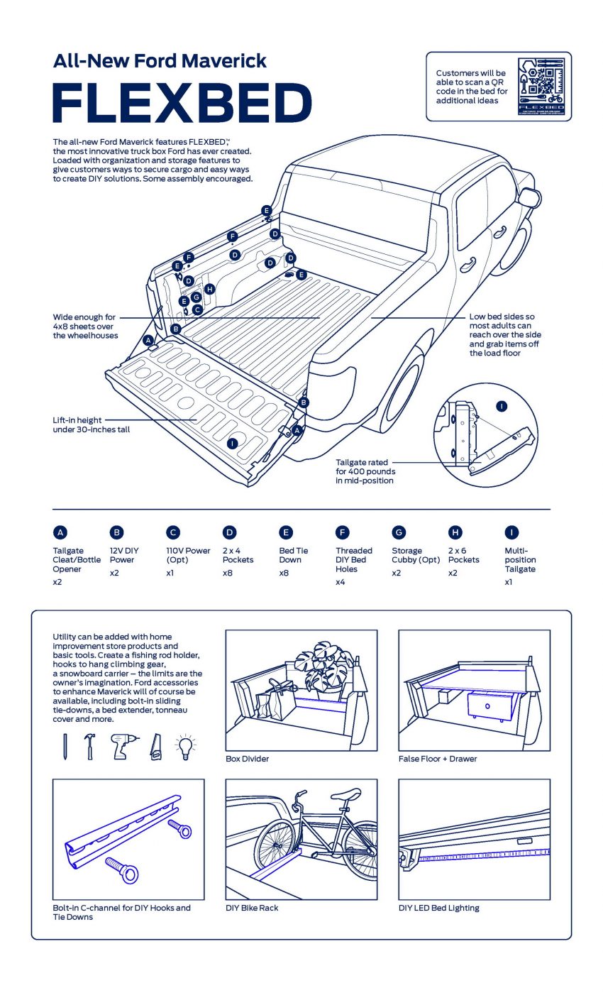 2022 Ford Maverick Hybrid XLT - Infographics Phone Wallpaper 850x1399 #29