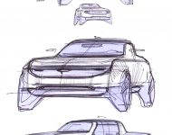 2022 Ford Maverick Lariat - Design Sketch Wallpaper 190x150