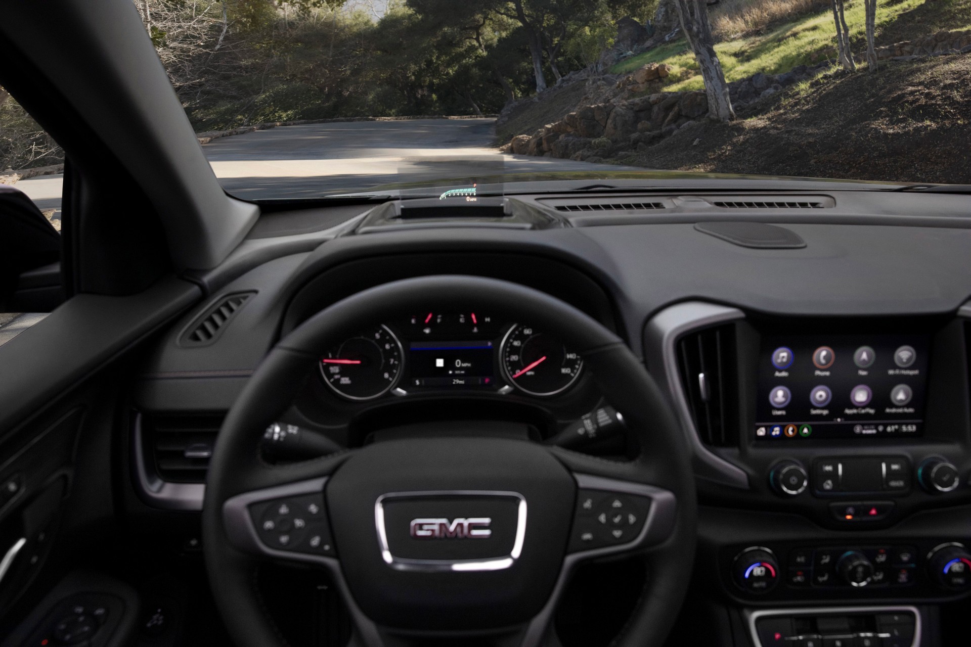 Download 2022 GMC Terrain AT4 - Interior, Steering Wheel HD Wallpaper 1920x1280 #9