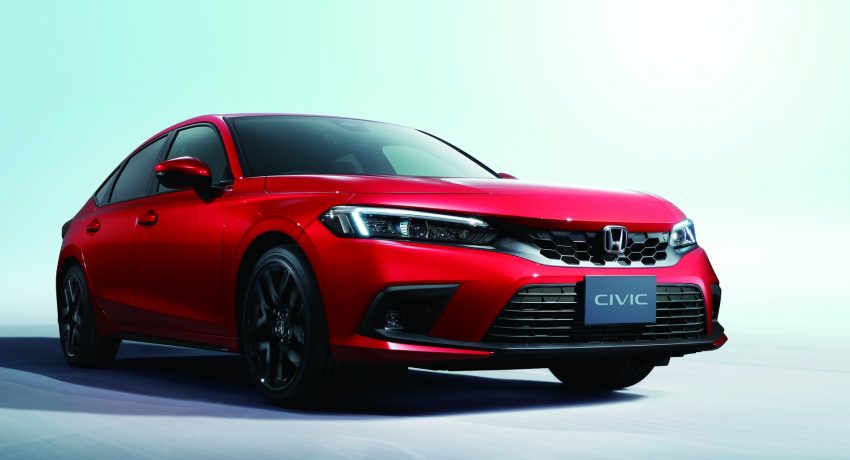 2022 Honda Civic Hatchback [JP-spec] - Front Three-Quarter Wallpaper 850x460 #35