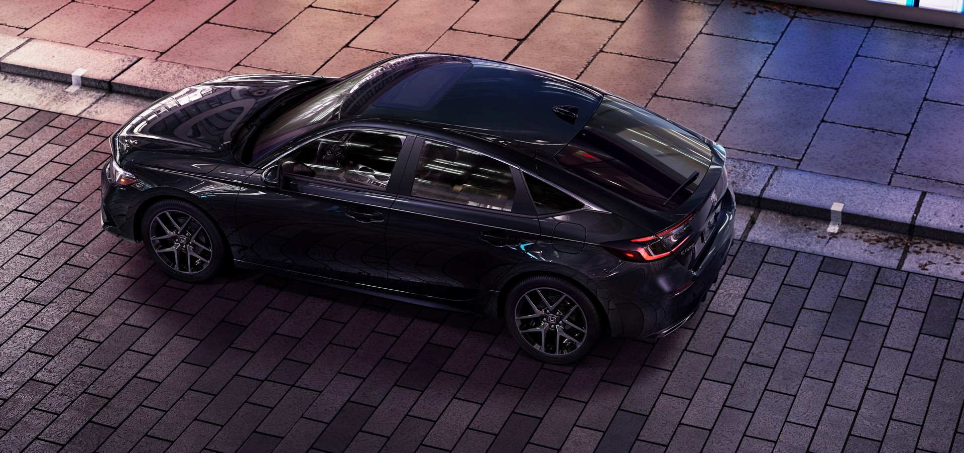 Download 2022 Honda Civic Hatchback - Top HD Wallpaper 1920x902 #10