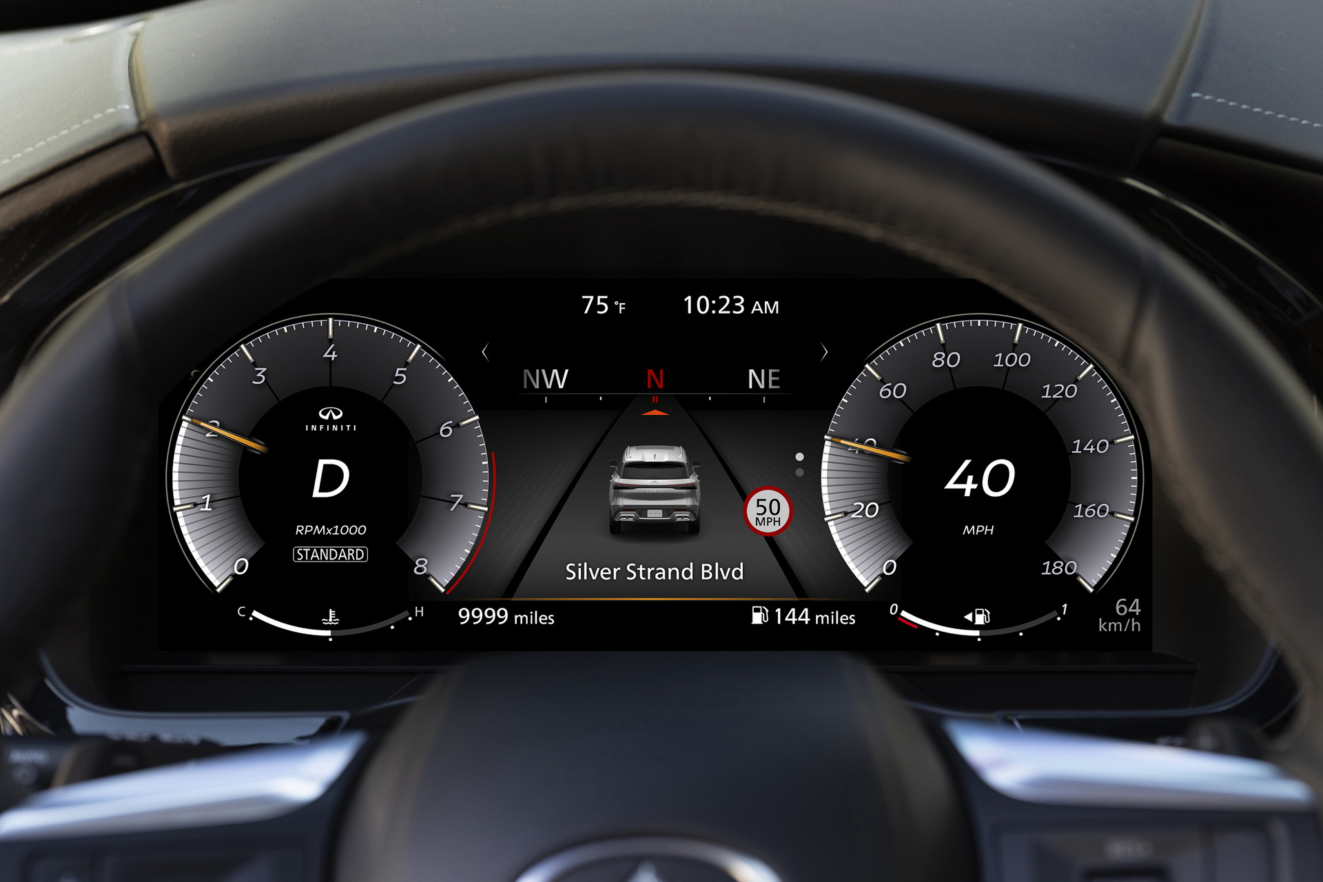 Download 2022 Infiniti QX60 - Instrument Cluster HD Wallpaper 1920x1280 #37