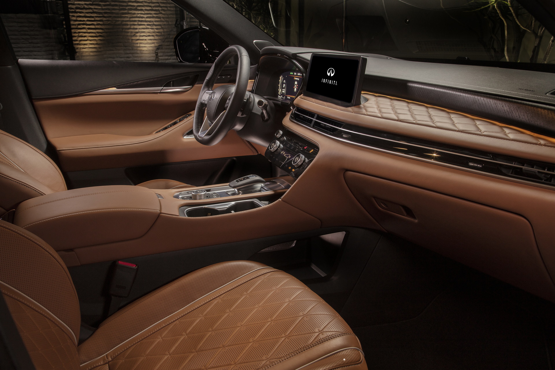 Download 2022 Infiniti QX60 - Interior HD Wallpaper 1920x1280 #38