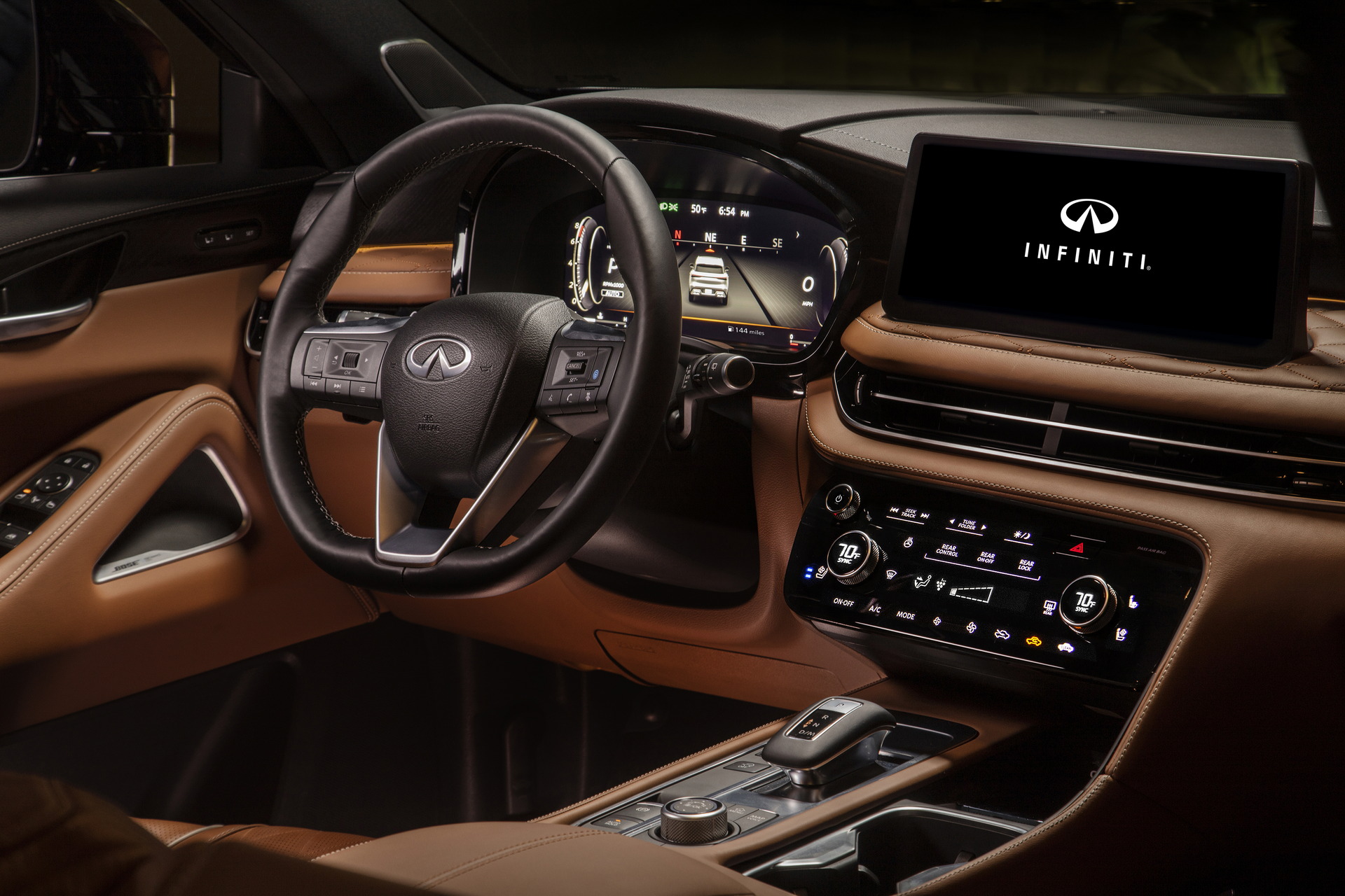Download 2022 Infiniti QX60 - Interior HD Wallpaper 1920x1280 #39