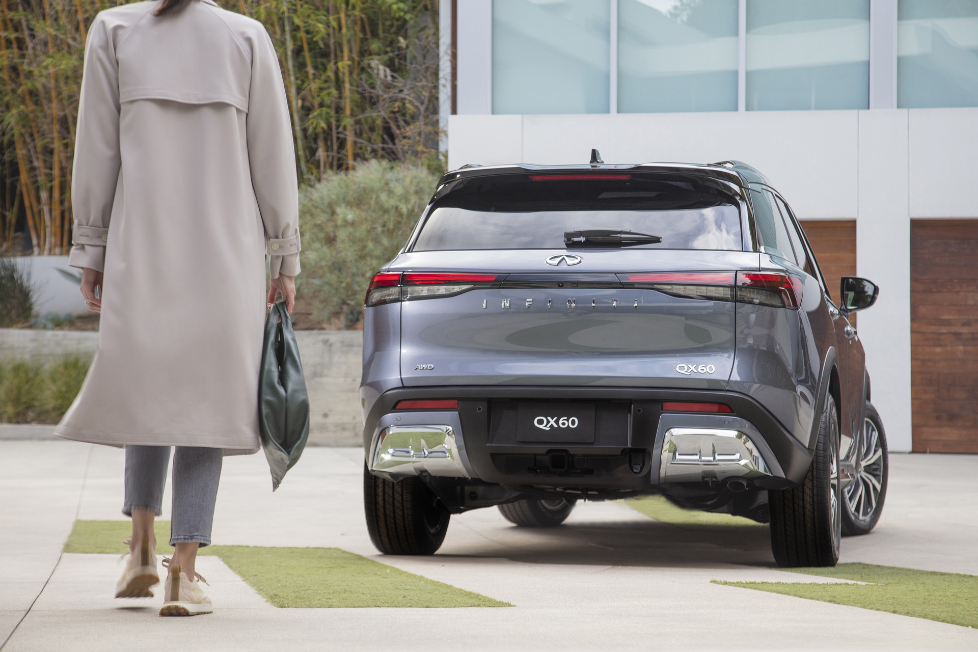 Download 2022 Infiniti QX60 - Rear HD Wallpaper 1920x1280 #17