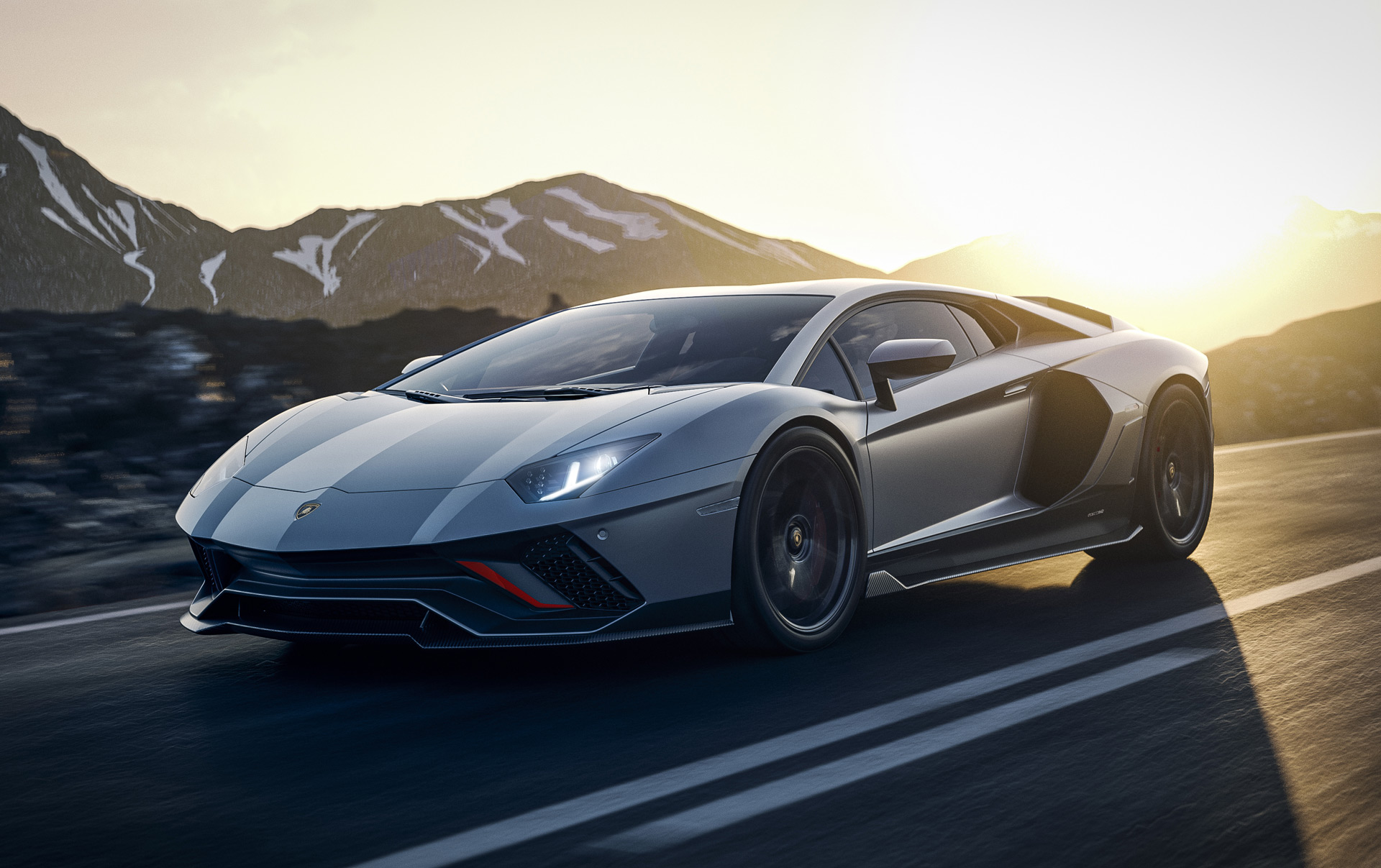 Download 2022 Lamborghini Aventador LP 780-4 Ultimae - Front Three-Quarter HD Wallpaper 1920x1207 #44