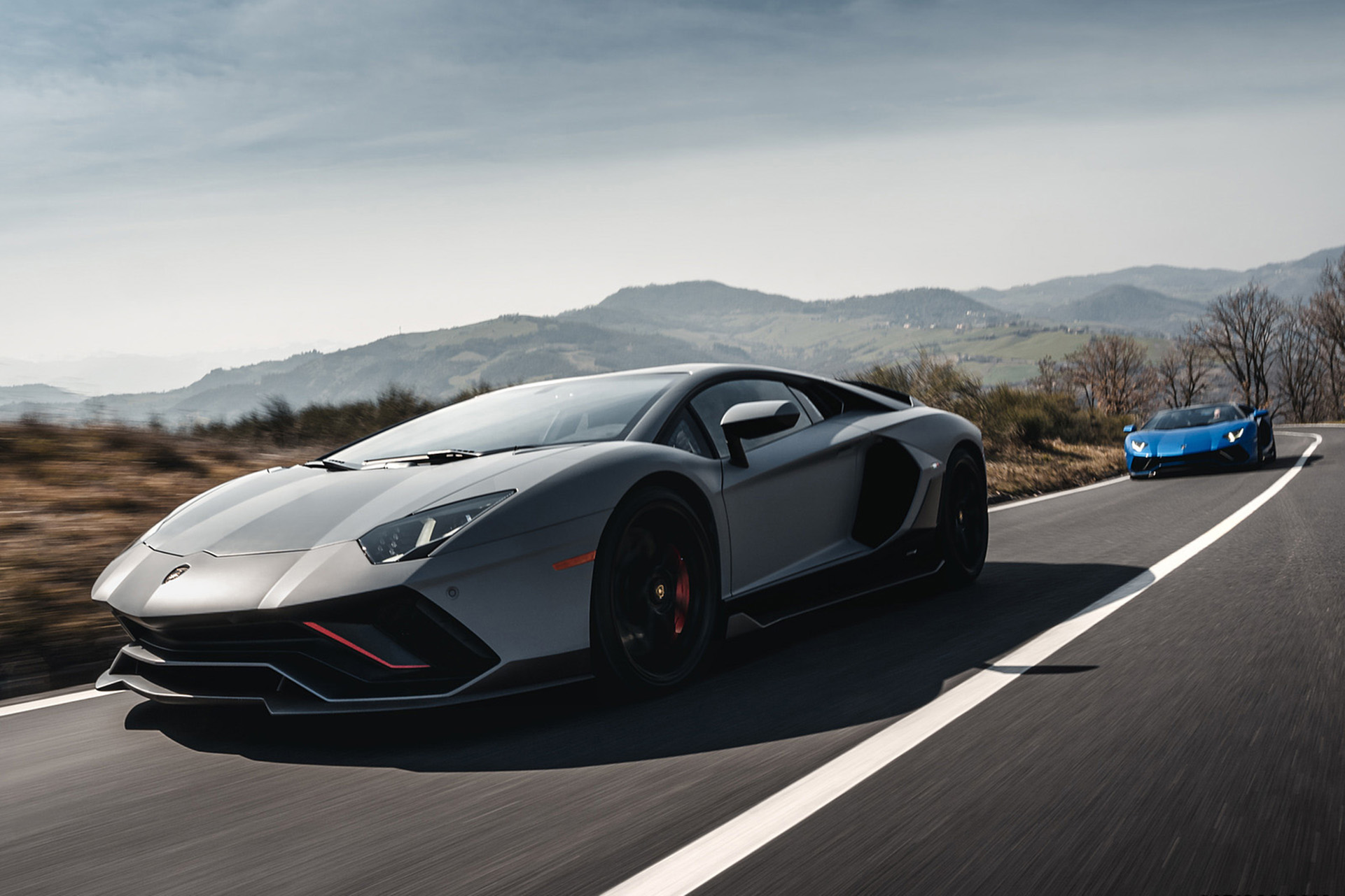 Download 2022 Lamborghini Aventador LP 780-4 Ultimae - Front Three-Quarter HD Wallpaper 1921x1281 #2