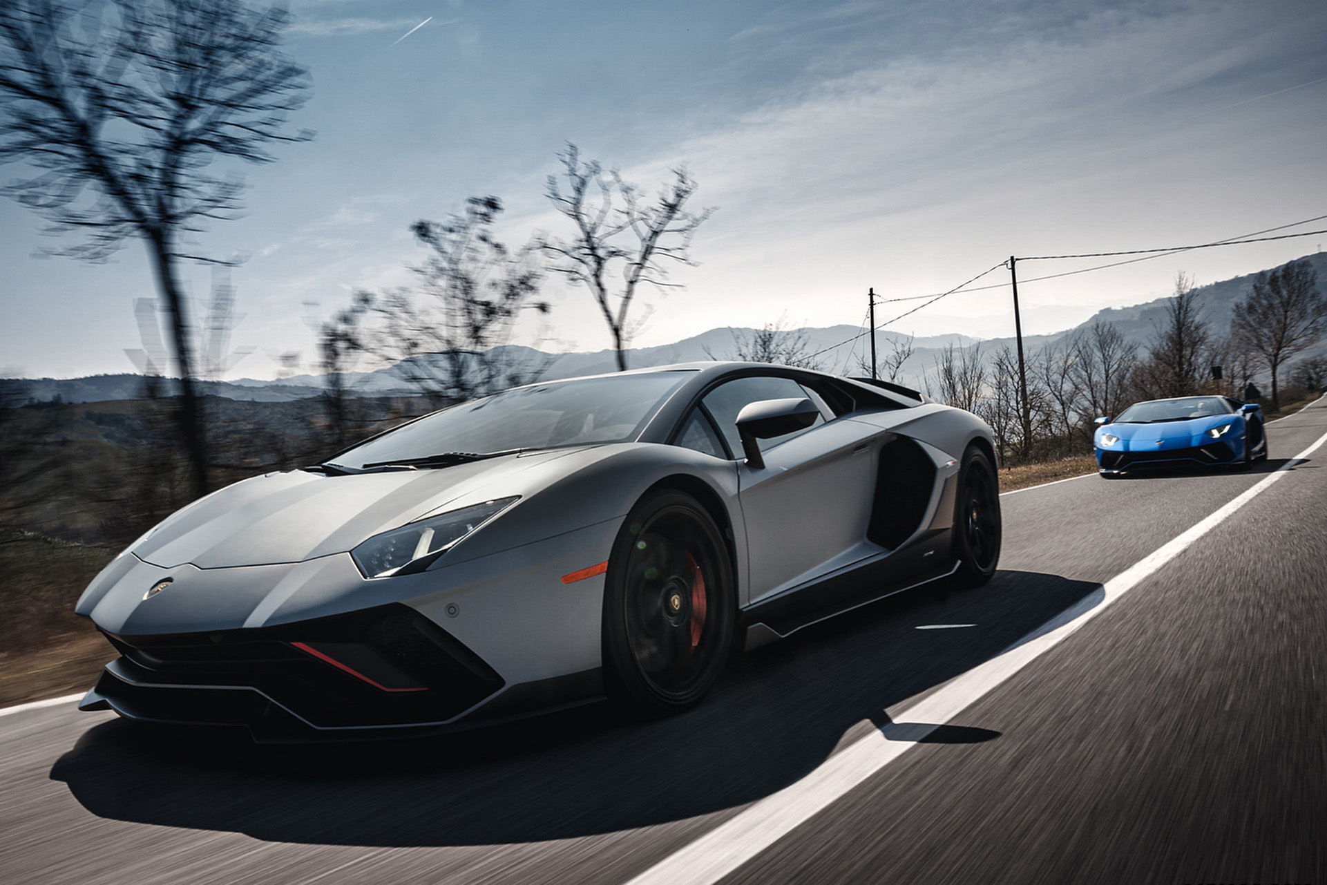 Download 2022 Lamborghini Aventador LP 780-4 Ultimae - Front Three-Quarter HD Wallpaper 1921x1281 #3